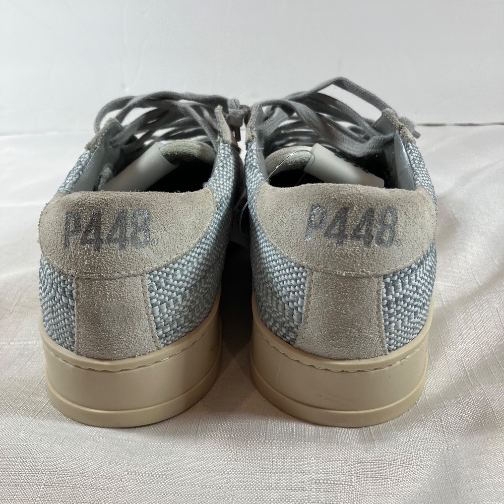 NWOT P448 Jack Suede & Woven Textured Sneakers, Women's Size 38 (US Size 8) - Picture 6 of 14